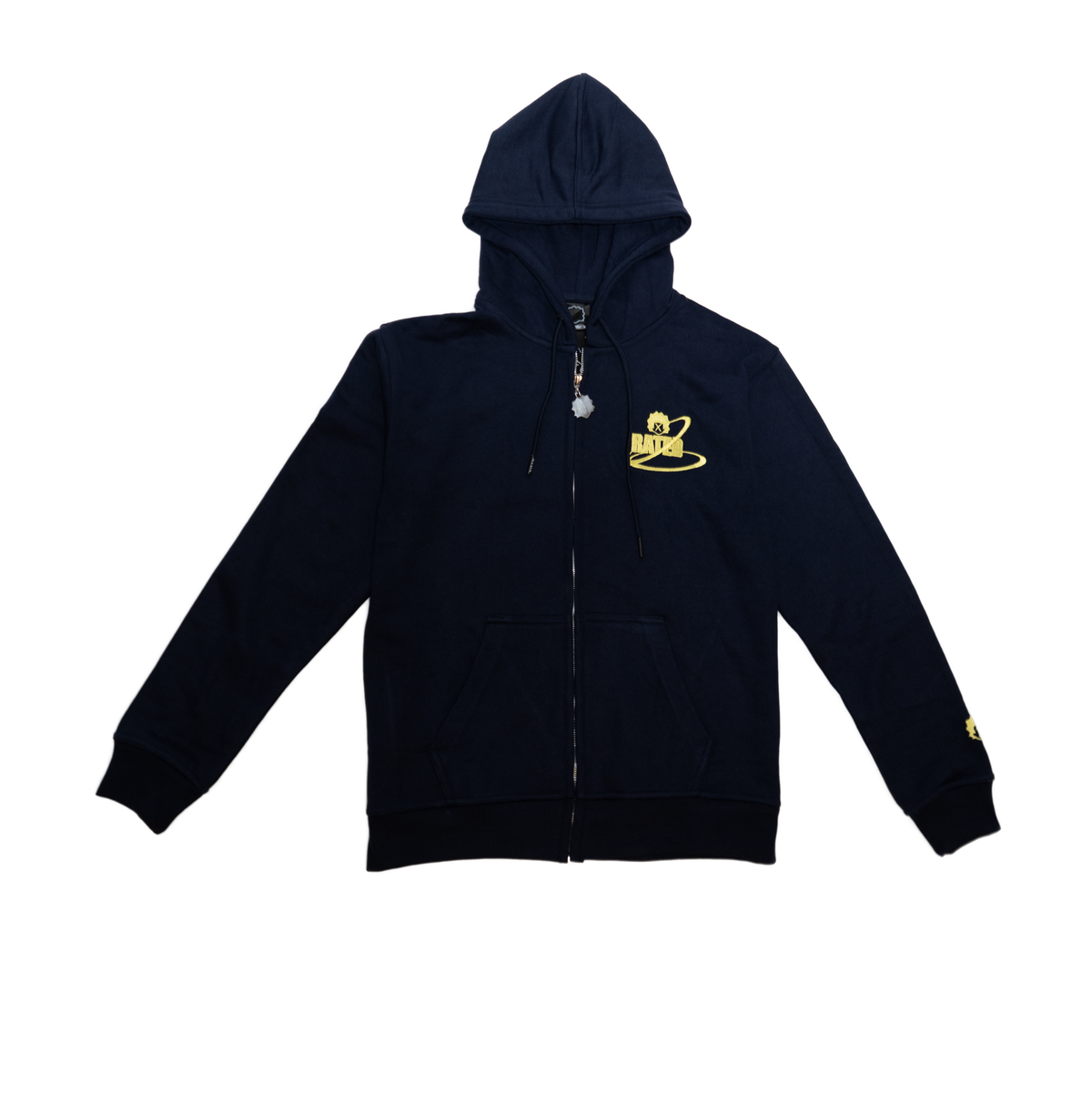 NAVY BLUE SIGNATURE ZIP-UP HOODIE