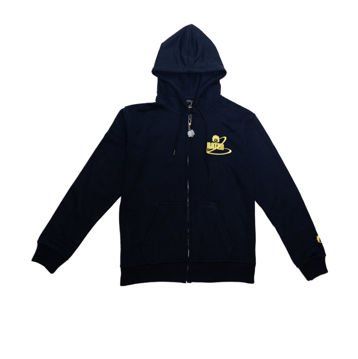 NAVY BLUE SIGNATURE ZIP-UP HOODIE