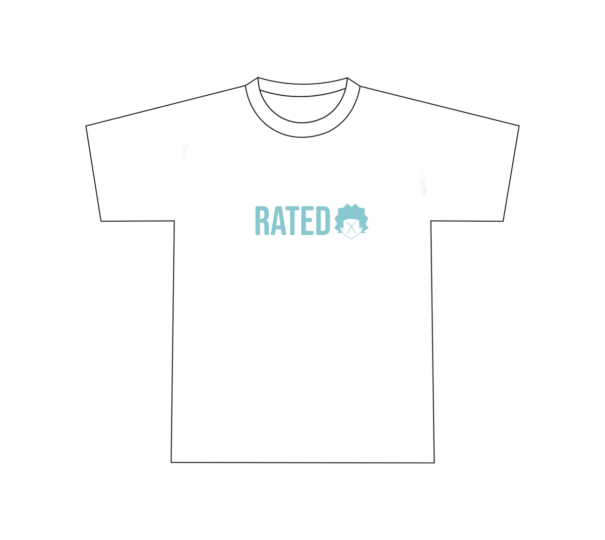 WHITE RATED TEE